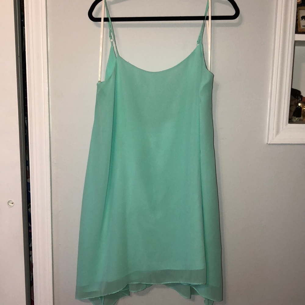 BCBGeneration mint chiffon dress